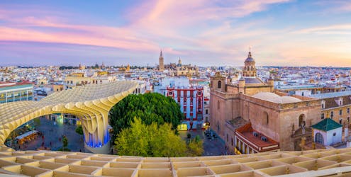 Tour privado pelos terraços de Sevilla com tapas e show de flamenco